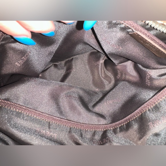 LOEWE RARE TAN LAMBSKIN LEATHER ANAGRAM BOSTON BAG WITH LUGGAGE TAG - Picture 15 of 16